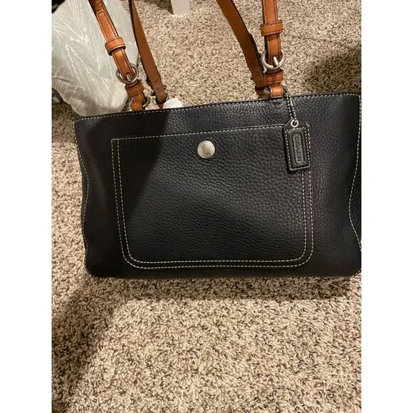 Vintage Coach Leather Purse - Picture 1 of 7